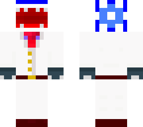 white suit
