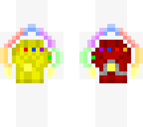 a pair of gauntlets
