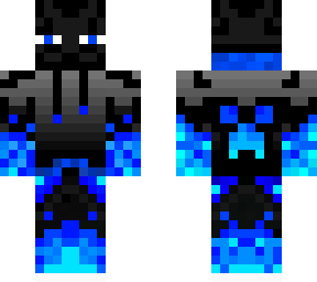 bleu fire enderman