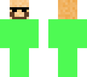 green steam man