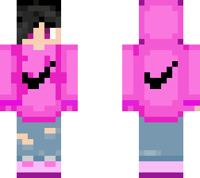 hot pink nike boy (front logo)