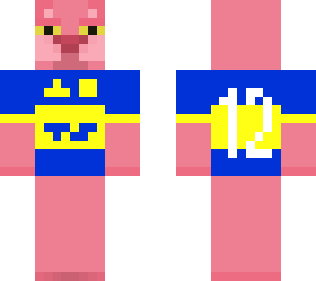 pantera rosa con camiseta de bokita