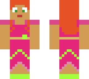 pink dress girl