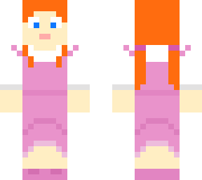 pink suspender dress girl