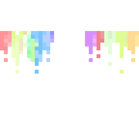 rainbow driping pain shirt