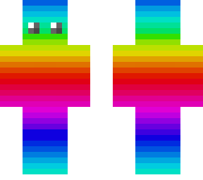 rainbow minecraft skin