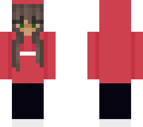 red hoodie