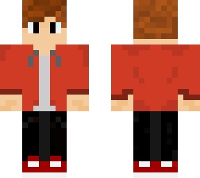 red hoodie boy