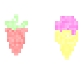 strawberry and icecream