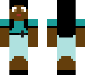 teal dress girl