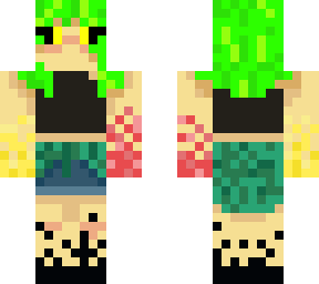 Toxic green | Minecraft Skin