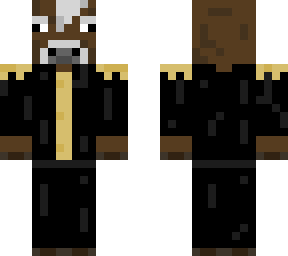 tuxedo cow