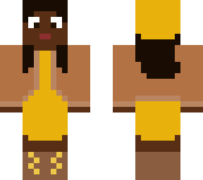 yellow and brown outfit girl