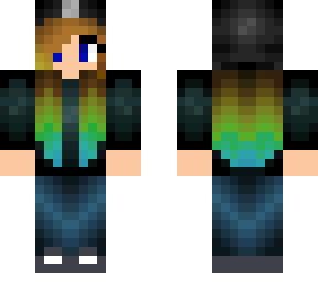alexandra skin dyed hair