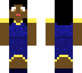 blue dress girl
