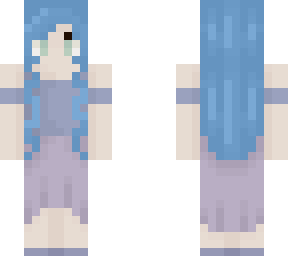 blue girl