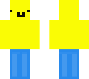 blue pants man