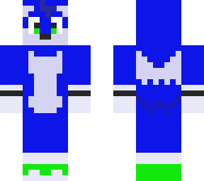 blue tails the fox