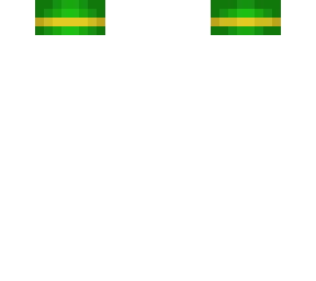 st patricks day - neon green with golden band - fedora