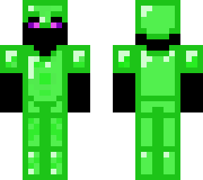 emrald armor  enderman