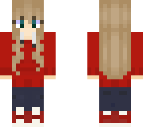 half blond girl
