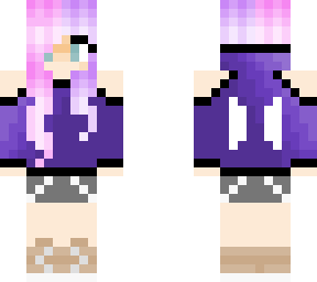 pink/purple bts girl