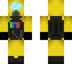 potato man in a hasmat suit