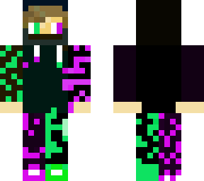 purple and green skin
