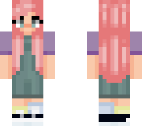 purple and pink girl