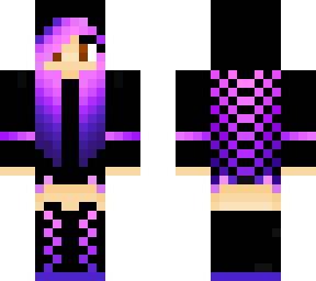purple pink and black