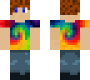 tie dye boy no coat