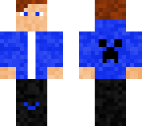 blue jacket boy