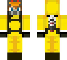 chico pato con traje protector credito (pikacraft24)