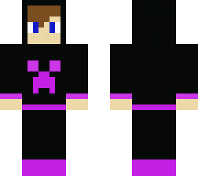 creeper hoodie dude(first skin go easy on me)