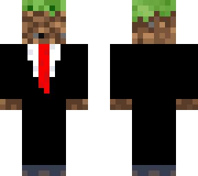 dirt man in a suit