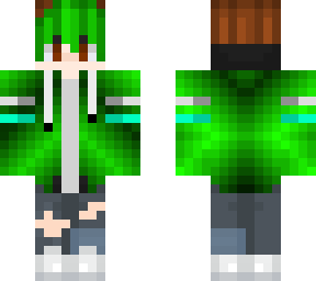 green hoodie boy