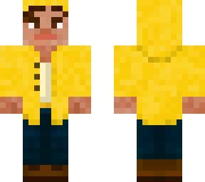 lumberjack with raincoat