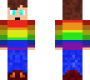 me in a rainbow suit
