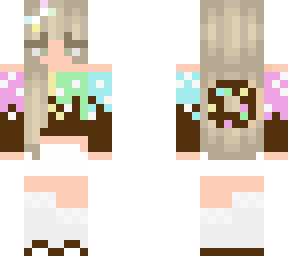 pastel doughnut girl
