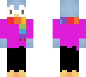 pengin pink coat