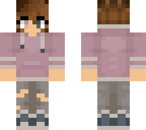 pink boy genderbent (space buns!)