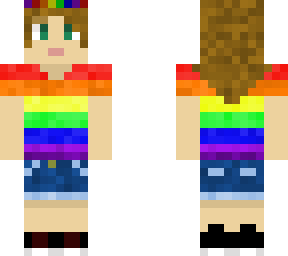rainbow girl