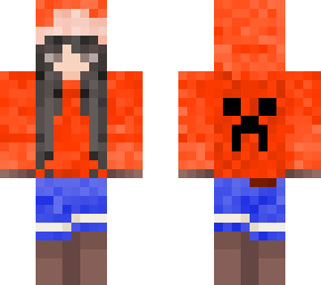 red creeper girl
