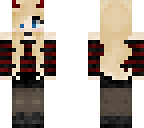 striped girl