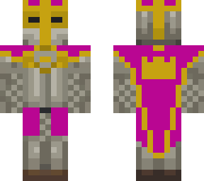 violet king on armour