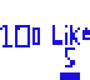 100 likes