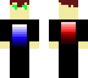 cool blue and red