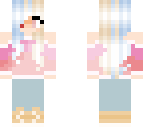 cute blonde/blue ghoul girl