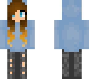 cute girl skeppy hoodie- jazzy03