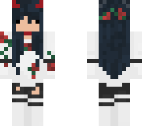 dark rose chibi girl